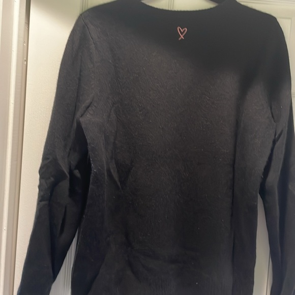 Victoria’s Secret cashmere Tease sweater black large - Picture 4 of 6